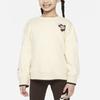 Nike Swoosh Letter Print Round Neck Casual Long Sleeve Sweatshirt Baby sweatshirt Coconut-Milk HF2189-113