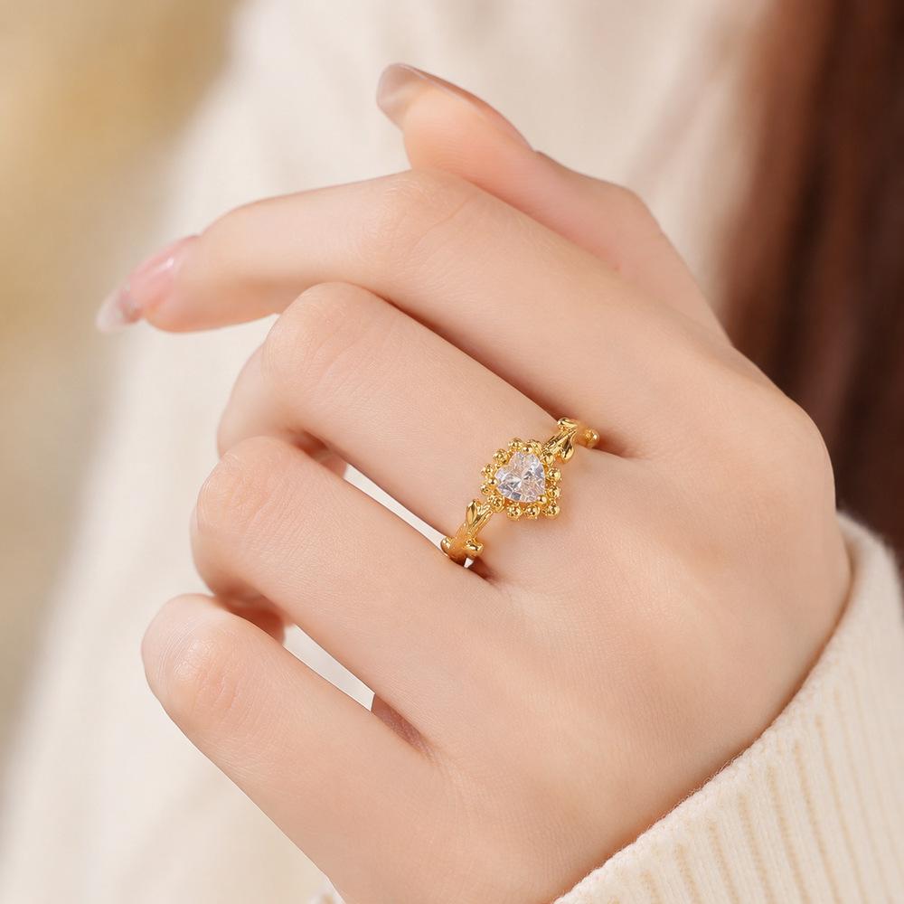 Sparkling Diamond-Embellished Open Ring for Women—Exquisite, Versatile Accessory, Celebrity-Inspired Hot Seller