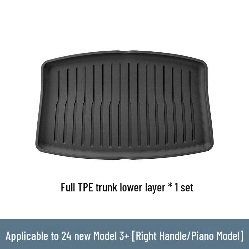 Tesla Model 3 TPE Mats: 24-Piece Right-Hand Drive Set