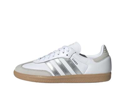 Originals SAMBA OG "Bianco Argento Metallizzato" JI2725 Taglia da Donna