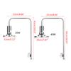 Clip On Aquarium LED Light for Water Plant Grass Growth Lighting Lamp for Turtles Reptiles FishTanks Landscape Accessory