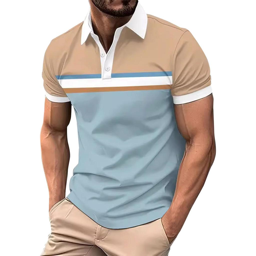 Ανδρικό κοντομάνικο μπλουζάκι Breathable Summer Leisure Culture