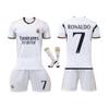 Real Madrid Ronaldo Fotbalový dres Dětský Polyester Prodyšný Rychleschnoucí Tréninkový Zápasový Set