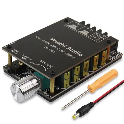 100W+100W TPA3116D2 ZK-1002 Bluetooth Digital HIFI סטריאו אודיו לוח מגבר כוח