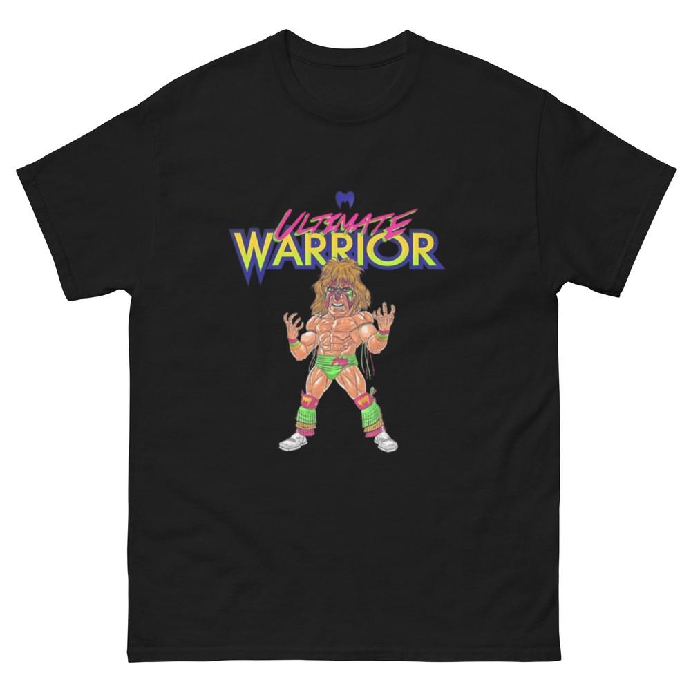 Unisex Utlimate Warrior Tee, Retro Pro Wrestling Shirts, Ultimate Warrior Tshirt