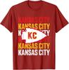 Vintage Kansas City Personalisierter Name Retro Bekleidung Unisex T-Shirt