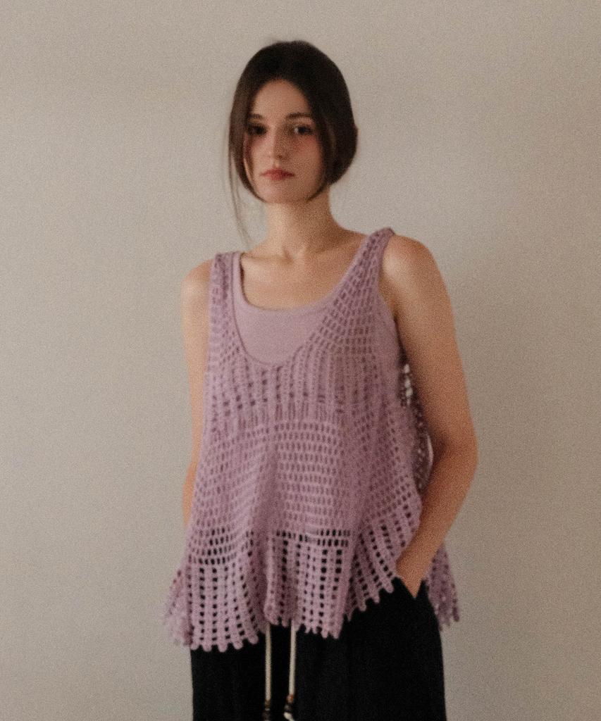 KOOLKITTEN Mesh Knit & Sleeveless Summer Set
