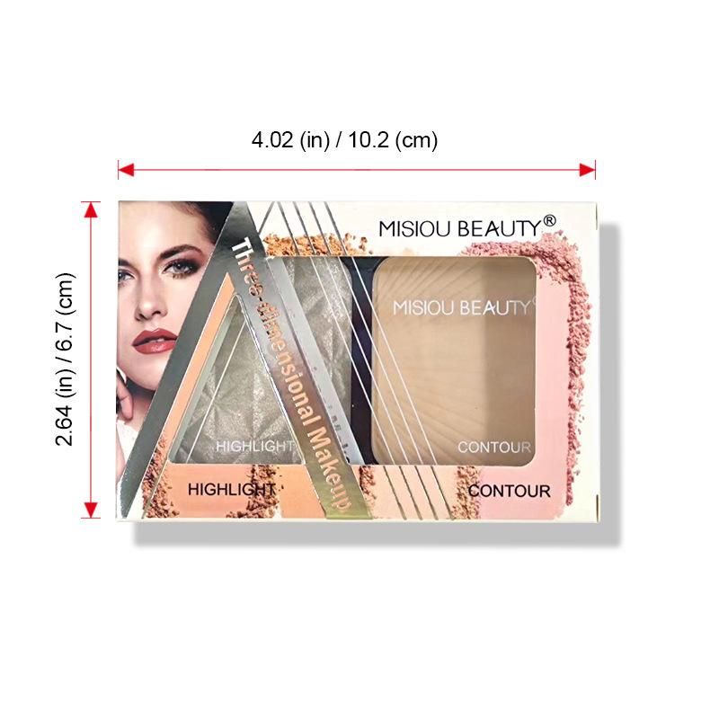 Misiou Beauty Rebelling, wasserfestes und schweißhemmendes Öl, langanhaltender Concealer, Make-up und Outline-Highlight-Puderreparaturen