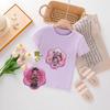 Little Witch Hunters T-Shirt Summer Kids Cartoon KPOP Sequins Shimmering Pattern T-Shirt