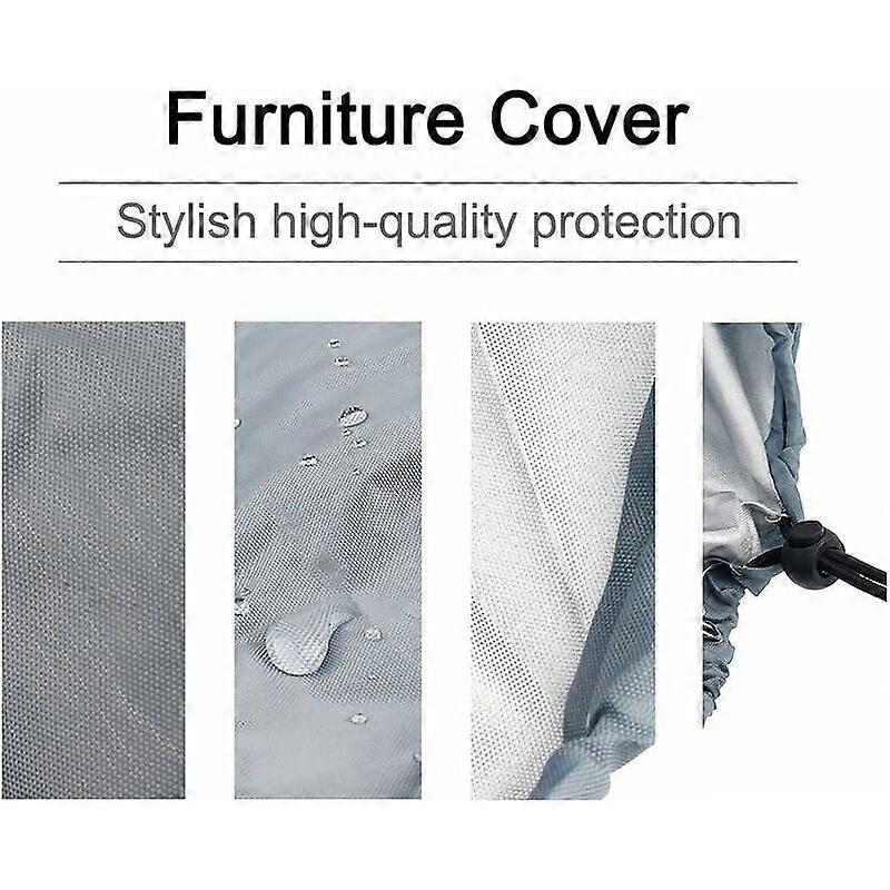 Protective Cover for Folding Chairs Cover for Garden Chairs UV Resistant Windproof for Garden Lounger Sun Lounger Folding Sun Lounger, with Oxford Car