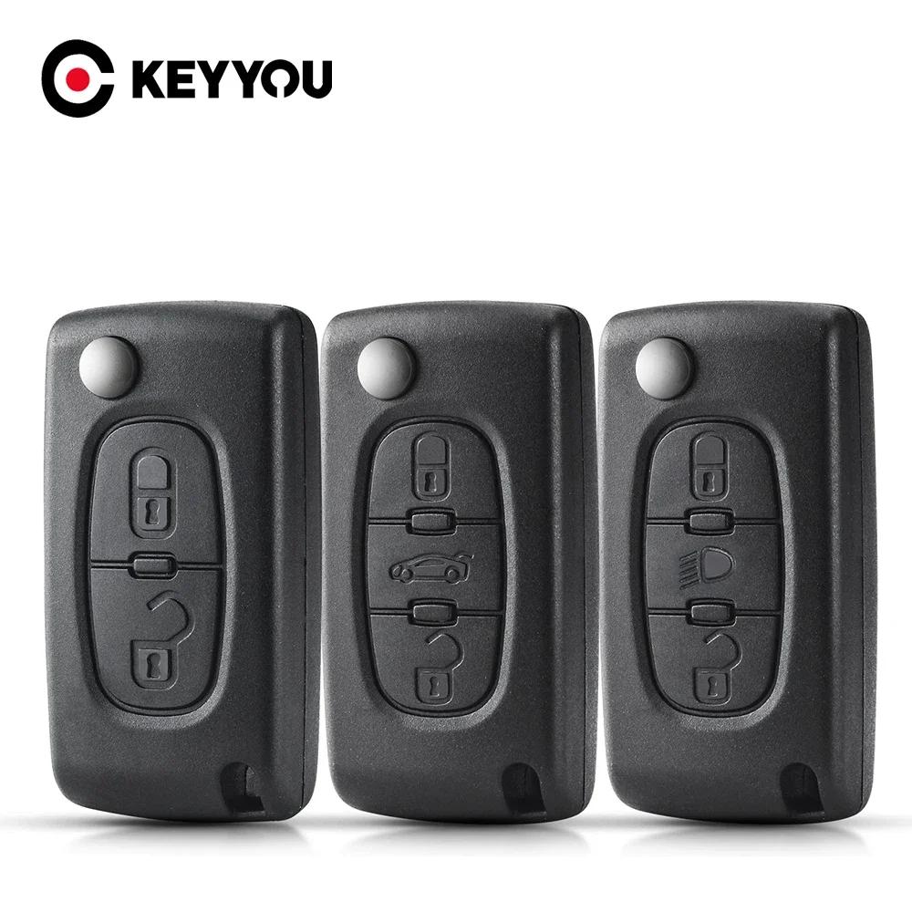 Ce0523 Ce0536 For Peugeot 206 408 1/2/3/4/5/6/807 Partner For Citroen C1/2/3/4/5/6/7/8 Xsara Picasso Car Key Case