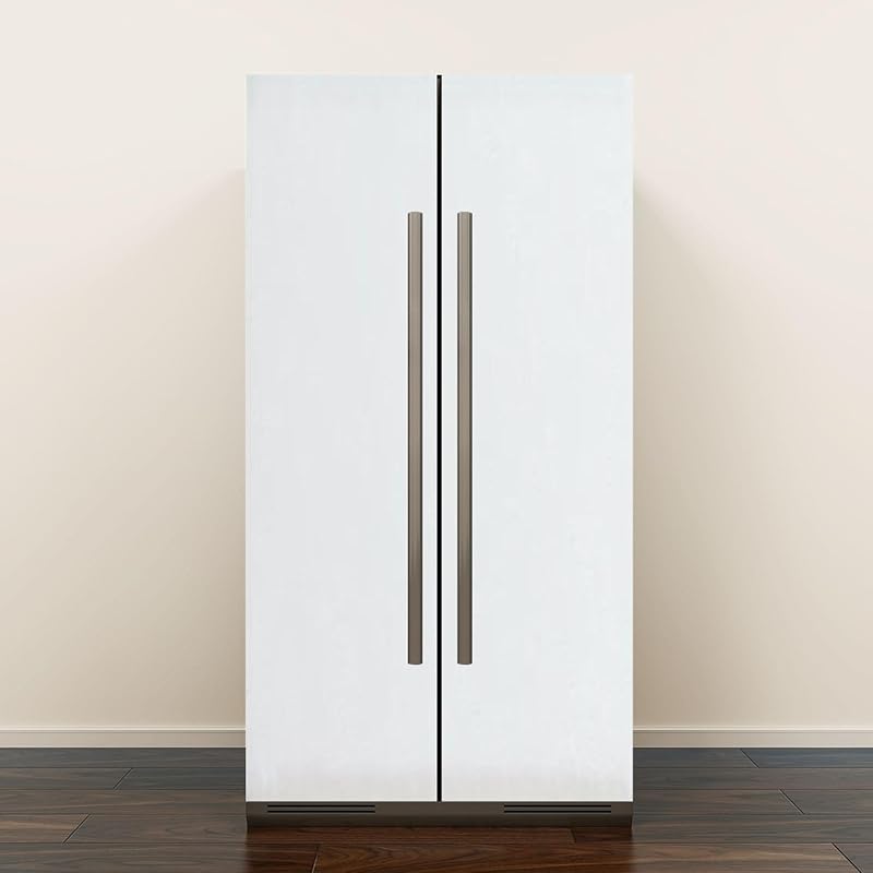 Self Adhesive Vinyl Refrigerator Wrap Set Teal Green Solid Colored Abstract Canvas Texture Vintage Grunge Year Door Mural Removable Fridge Sticker