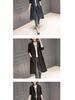 2025 Spring/Autumn Korean Style Mid-Length Over-the-Knee Trench Coat with Lining - Loose Fit, Plus Size