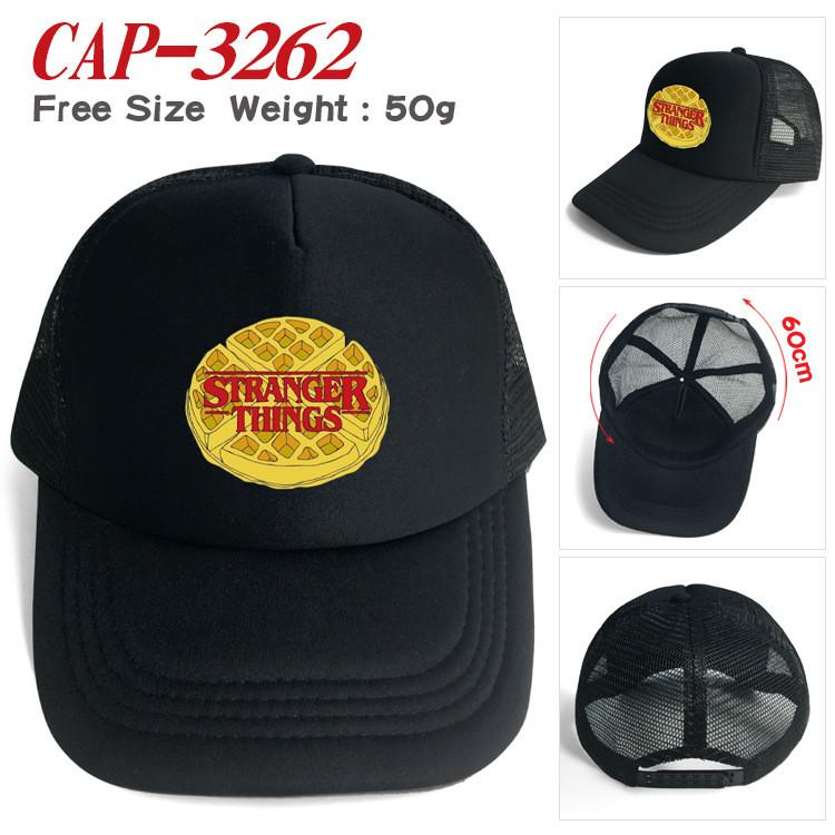 Stranger Hellfire Printed Casual Hats Peaked Baseball Caps