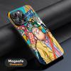Taro Sakamoto Japan hot anime Phone Case For iPhone 16 15 14 13 12 11 Plus Pro Max  High-end Luxury Magsafe Sheepskin