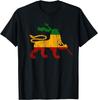Lion Of Judah T-Shirt Rastafari Rasta Reggae Jamaica Gift T-Shirt