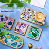 Mosaik Glimmer Bambu Underlägg & Grytunderlägg DIY-kit för Studenter & Barn