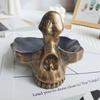 New Creative Design Skull Glasses Stand Craft Desktop Ornament Glasses Display Stand DIY Key Holder Sculptures Home Decoration