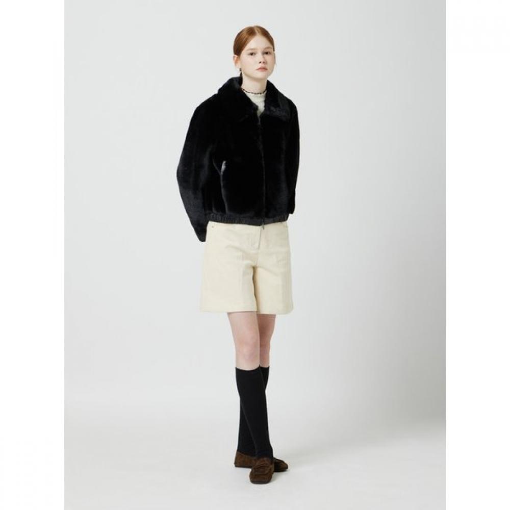Cc Collect. Zip Up Fur Jacket C254psj311