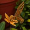 15.55x4.53in Hummingbird Yard Decor Iron Flower Pot Decoration Garden Ornament Stake  Patio Display