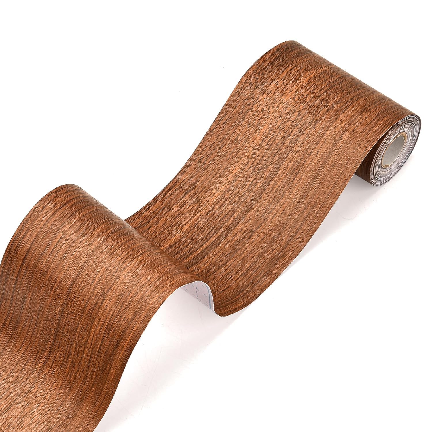 

Обои с текстурой темного ореха 15x1000см шириной x 2 Сильная маскирующая обои для ремонта мебели Можно наносить поверх наклеек на окна и мебель,