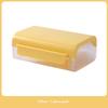 *Storage Box Plastic Compartmentalized Fresh-keeping Storage Container Butter Cutting Refrigerator Frozen Cheese Slice Cutter