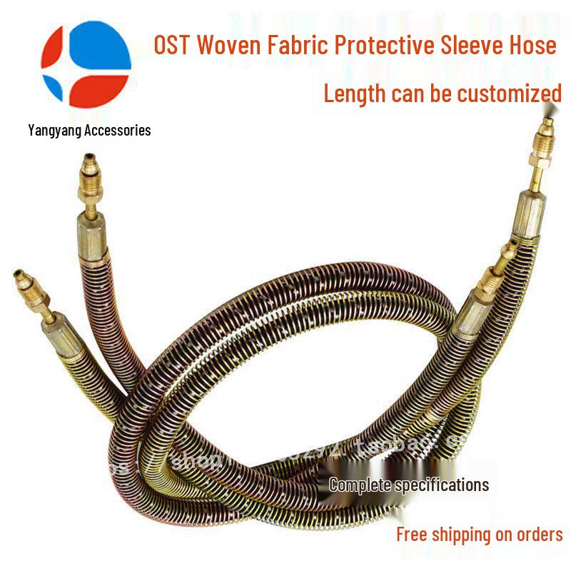 OST 46mm Steel Wire Braided Lubricating Oil Hose for CNC and Milling Machines