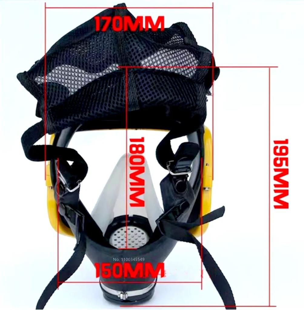 Gas Mask Acid/organic/ammonia Full Face Mask Gas Mask Paint Chemical Pesticide Laboratory Dustproof Multi-function Filter