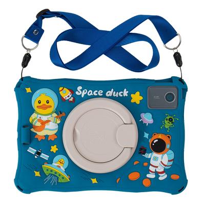 For Lenovo Tab M11 TB330FU/331FC/Xiaoxin Pad 11 2024 Case with Shoulder Strap Kickstand Cartoon Silicone Cover