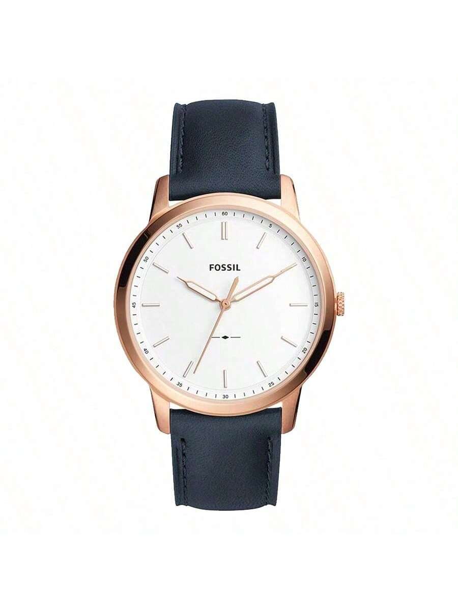 

Minimalist Quartz Watch Men, featuring dial, genuine leather strap, multi-function textured sub-dial. embodies masculine classic elegant, FS5371 сірий колір