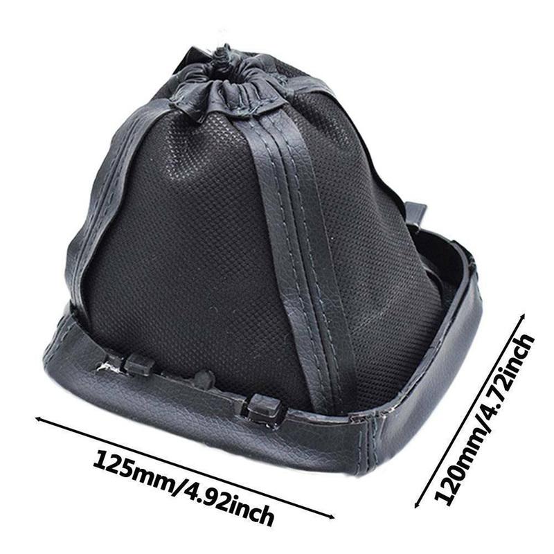 Leather Gear Shift Knob Gaiter Cover For Ford Transit 2006-2014 Manual Transmission Black PU Material Upgrade Driving Comfort