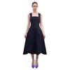 Spring Summer New Sleeveless Waist Cinched Backless Slimming Elegant Dress for Women European American Style