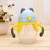 Cute Baby Cup Kids Children Learn Feeding Drinking Water Straw Handle Bottle Training Cup Baby