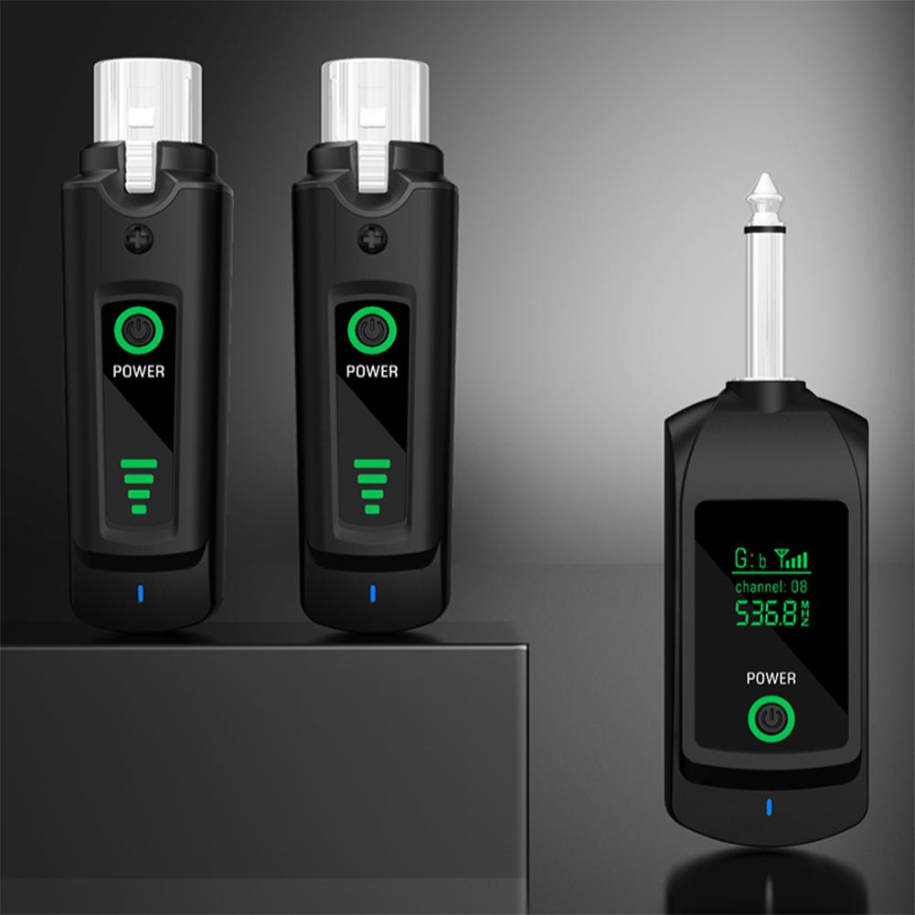 Wireless Microphone Transmitter Receiver DC5V 2.4G Wireless XLR Transmitter System UHF XLR Adapter System Microphone Accessories