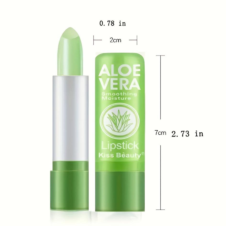 Aloe Vera Color-Changing Lipstick - Moisturizing, Long-Lasting & Non-Fading for All Skin Types