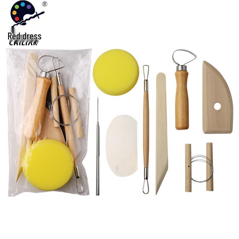8-Piece Polymer Clay Sculpting Knives Set for DIY Art and Modeling