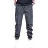 American Tied Overalls Men's Loose Trendy Brand Autumn and Winter Harlan Small Foot Casual Pants Velvet Versatile Work Pants
