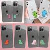 Cute Dino Clear Phone Case for iPhone 13 12 11 14 15 Pro Max Case Mini XR XS Max 7 8 Plus SE Case Silicone Tpu Dinosaur Cover
