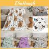 Weiche und kuschelige Farmhaus-Fleece-Decke mit Hochlandrinder-Design für das perfekte Geschenk
