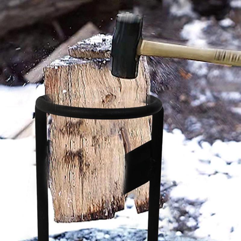Chop Firewood Artifact Household Woodcutter Axe Practical Labor-saving V-blade Wood Splitting Durable Firewood Chopping Device