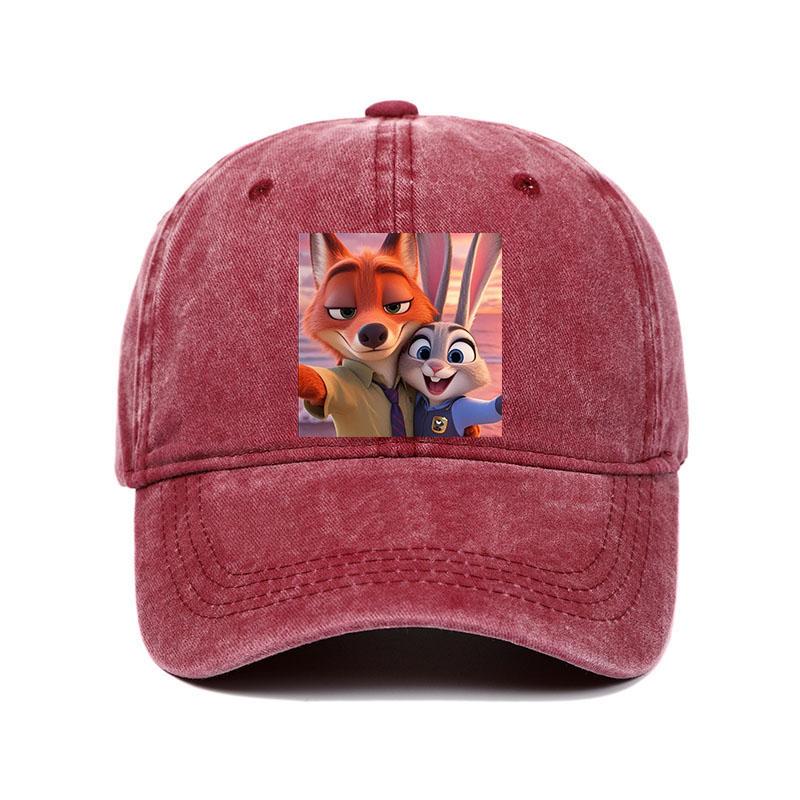 Cartoon Zootopia Three-toedSloth Baseball Cap Couple Women Print Trucker Hat Summer Casual Outdoor Dropshipping Baseball Caps