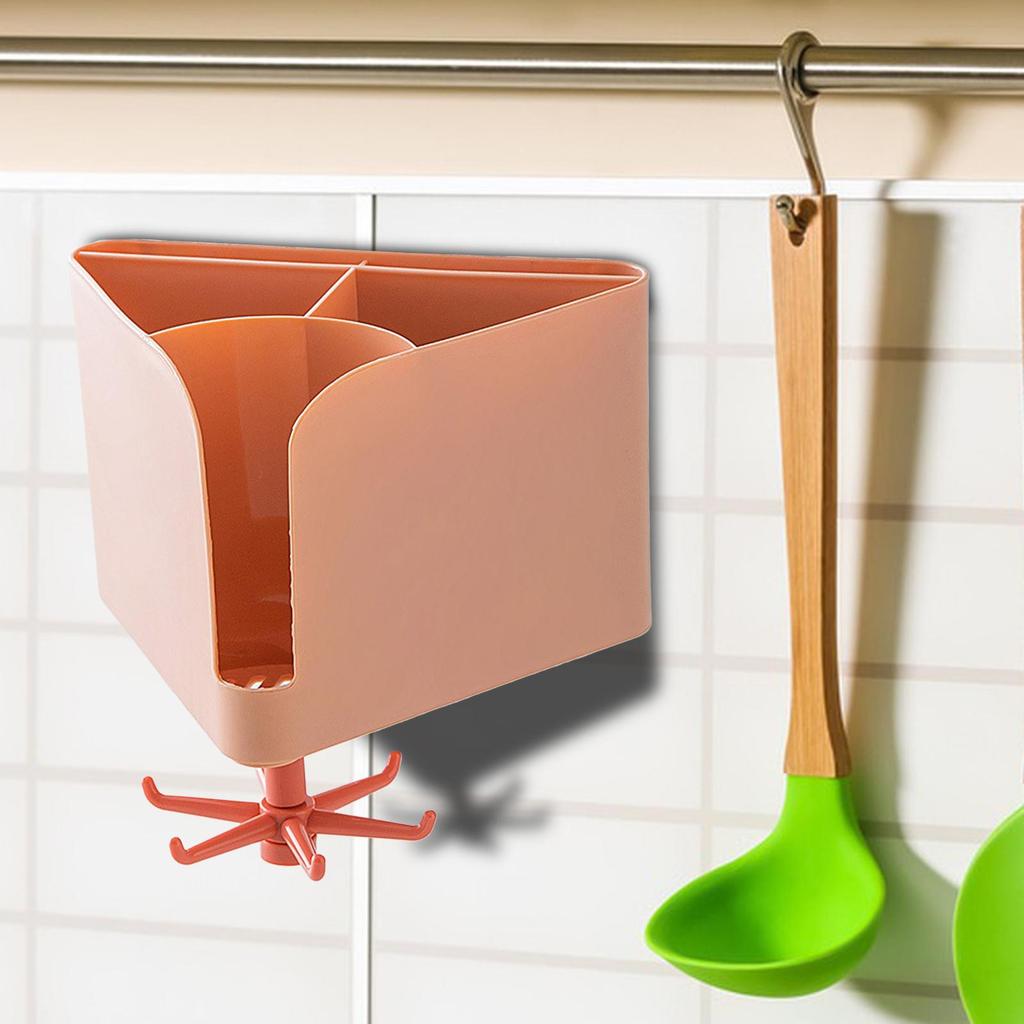 Wall Mounted Chopstick Holder Convenient with Stickers for Bathroom Kitchen