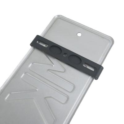 4 Stück rahmenloser Kennzeichenhalter Einfacher langlebiger Kennzeichenrahmen Wetterfester kreativer Kennzeichenclip für Auto