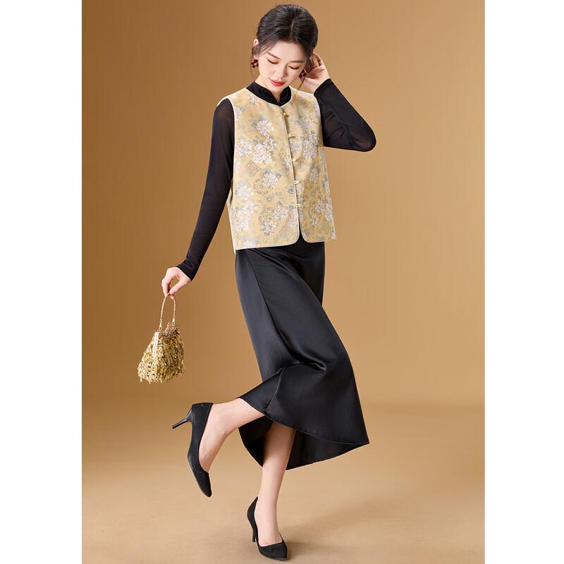 Meilannie New Chinese Style Floral Vest Top