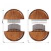 Solid Wood Antique Pet Comb for Cat and Dog Grooming
