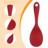 1-2 Pack Rice Paddle, Silicone Rice Spoon Non Stick Rice Spatula Heat Resistant Rice Cooker Spoon
