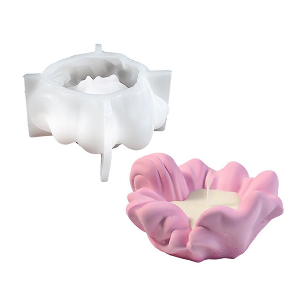 Practical Sturdy Silicone Craft Molds Home Accessory for Spindrift Candle Holders Easy Release Daily Decoration