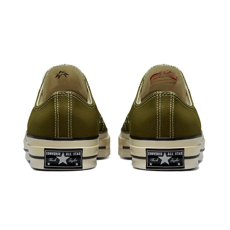 Converse Chuck 70 Low Dark Moss Unisex Sneakers Green Egret Black 171568C