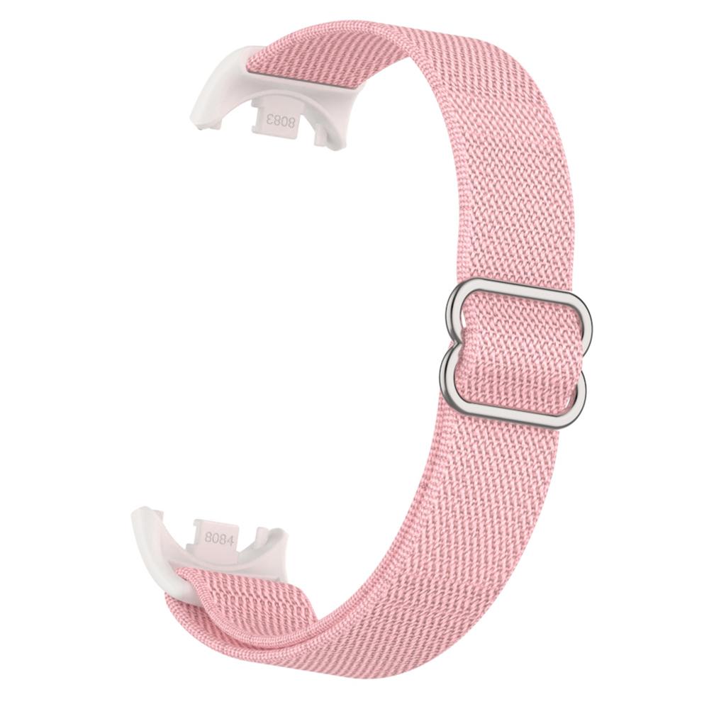 For Xiaomi Smart Band 9/Smart Band 8 Nylon Wrist Strap with Connector Elastic Watch Band
