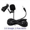 Car Microphone Audio Navigation Wired Clip External Wires Auto Mics Radio 3m Long Mic Stereo 3.5mm Mono 2.5mm SM Lotus Jack PlugGood product